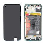 Huawei P40 Lite LCD Display+Touch Unit+Front Cover Green