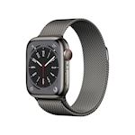 AppleWatch S8 Stainless Steel 41mm Graphite
