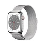 Apple Watch 8 LTE 45mm Steel MIL, silver