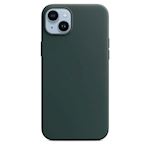 Apple Leather Magsafe Cover for iPhone 14 Plus Forest Green