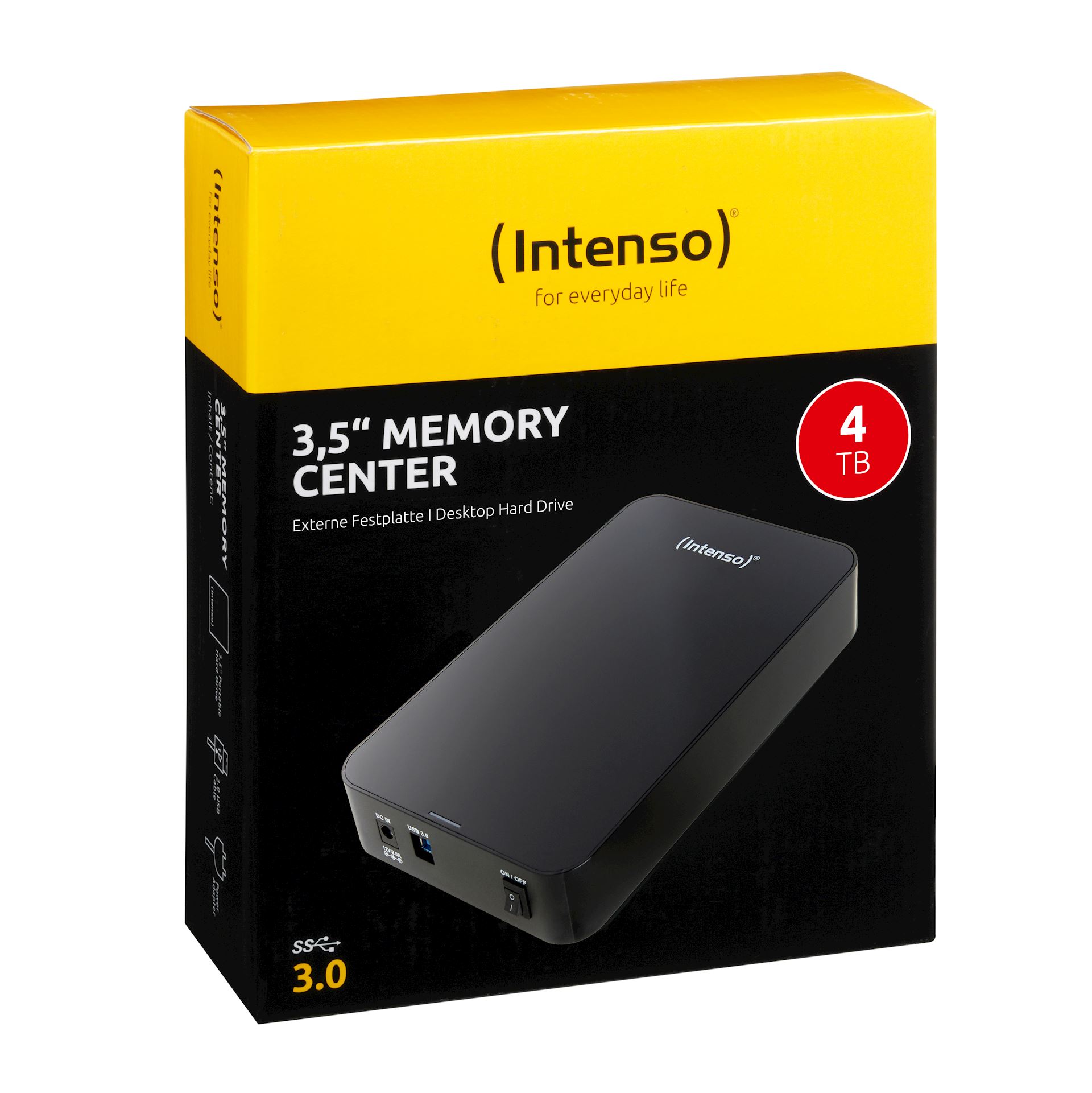 Meander Afrika evenwichtig Intenso Memory Center 4TB Black - Extern HDD | TeqFind