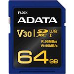 64GB SDXC Card, ADATA V30G UHS-I, U3 Class 10