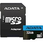 32GB ADATA microSDHC card, CL10, w/adapter