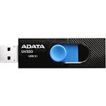 128GB USB 3.2 Flash Disk Drive, ADATA UV320, Black/Blue