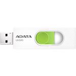 128GB USB 3.2 Flash Disk Drive, ADATA UV320, White/Green