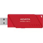 128GB USB Flash Disk, USB 3.2, ADATA UV330 Red