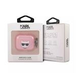 Karl Lagerfeld TPU Glitter Head Case for Airpods3, Pink