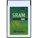 1MB PRETEC SRAM Card, 8-bit, Type I, 0°C ~ 70°C