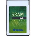 1MB PRETEC SRAM Card, 8-bit, Type III, -40°C ~ 85°C