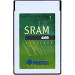4MB PRETEC SRAM Card, 8-bit, Type II, -20°C ~ 85°C