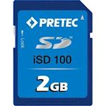 2GB Wide Temp Industrial SD Card, iSD100, -40°~ 85°