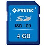 4GB Wide Temp Industrial SD Card, iSD100, -40°~ 85°
