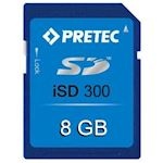 8GB Wide Temp Industrial SD Card, iSD300, -40°~ 85°