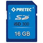 16GB Wide Temp Industrial SD Card, iSD300, -40°~ 85°