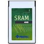 4MB Pretec SRAM Card w/o attrib memory, -20 ~ +85°C